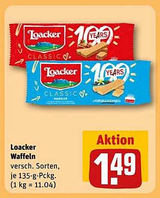 Loacker Waffeln - Verschiedene Sorten, 135-g-Packung