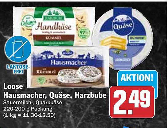 Loose Hausmacher, Quäse, Harzbube - Sauer- und Quarkkäse
