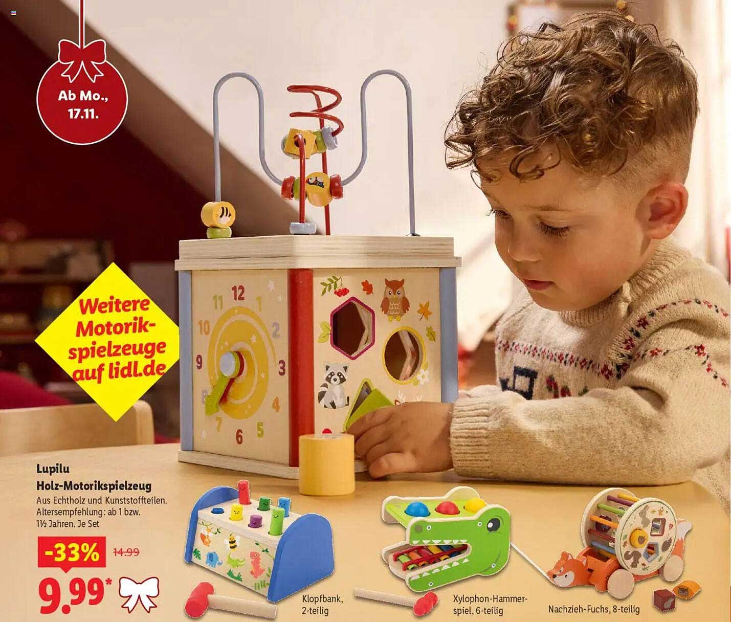 Lupilu Holz-Motorikspielzeug