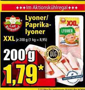 Lyoner/Paprika-lyoner XXL 200 g