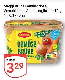 Maggi Brühe Familiendose - Verschiedene Sorten