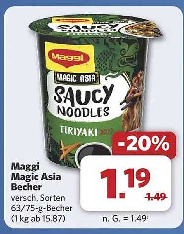 Maggi Magic Asia Becher - Teriyaki