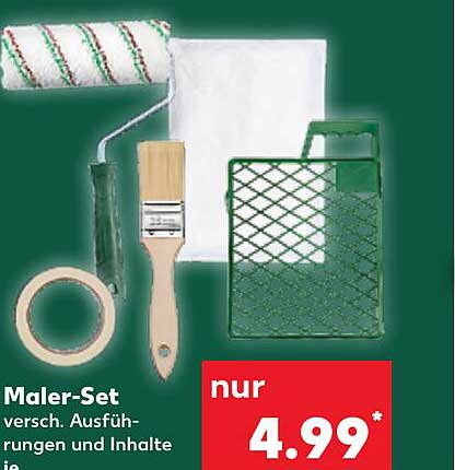 Maler-Set - verschieden. Ausführungen und Inhalte