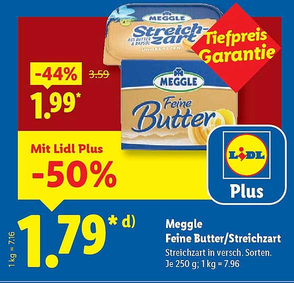 Meggle Feine Butter/Streichzart