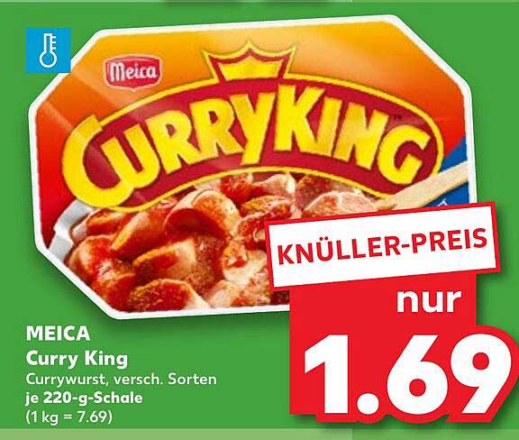 MEICA Curry King - Currywurst, verschiedene Sorten, 220-g-Schale