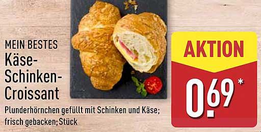 Mein Bestes Käse-Schinken-Croissant