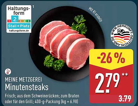 Meine Metzgerei Minutenspeaks 400g
