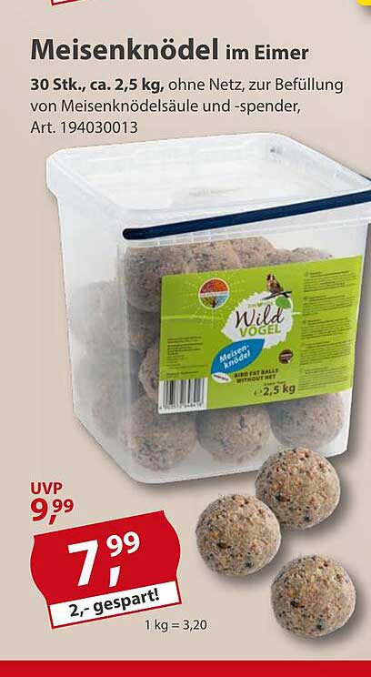 Meisenknödel im Eimer