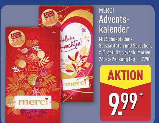 MERCI Adventskalender 263 g