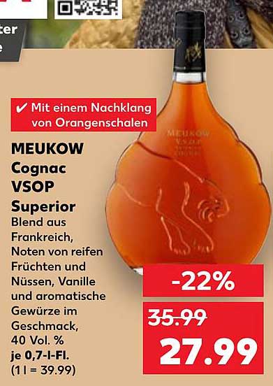 MEUKOW Cognac VSOP Superior