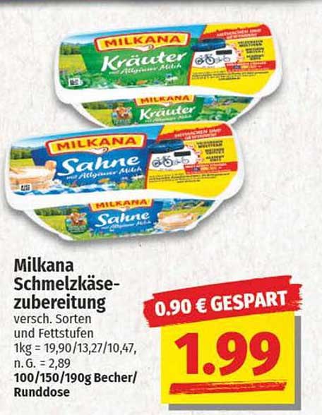 Milkana Schmelzkäsezubereitung – Vielseitig genießen!