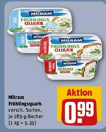 Milram Frischkäse Frühlingsquark - Aktion!