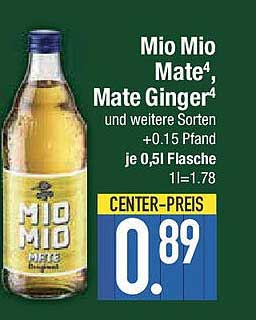 Mio Mio Mate und Mate Ginger – Erfrischung für jeden Moment