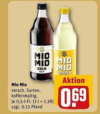 Mio Mio – Verschiedene Sorten für erfrischende Momente