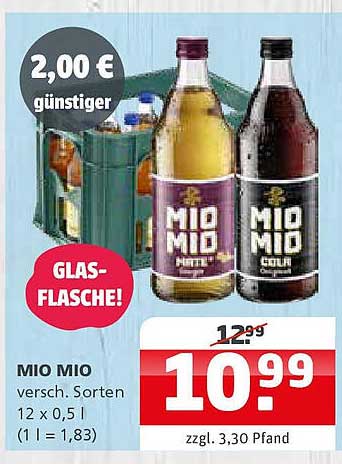 MIO MIO - verschiedenste Sorten (12 x 0,5 l)