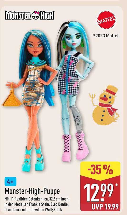 Monster-High-Puppe