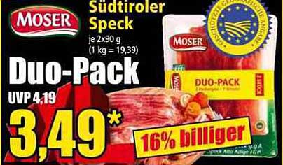 Moser Südtiroler Speck Duo-Pack