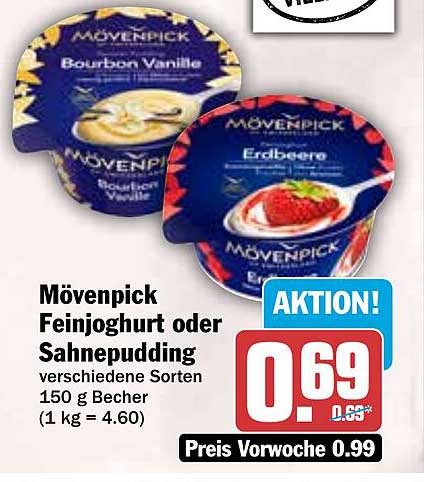 Mövenpick Feinjoghurt oder Sahnepudding 150 g Becher - verschiedene Sorten