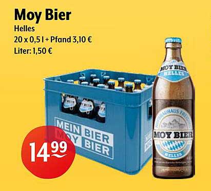 Moy Bier Helles - 20 x 0,5 l Kasten