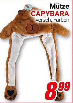 Mütze CAPYBARA – verschiedene Farben