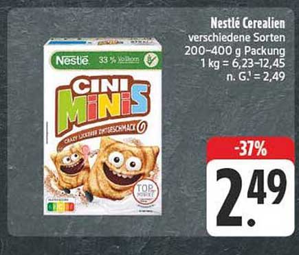 Nestlé Cini Minis - verschiedene Sorten