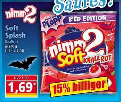 nimm2 Soft Splash Knallrot - Red Edition