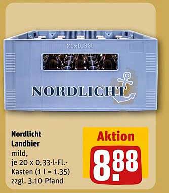 Nordlicht Landbier - mild im 20er Kasten