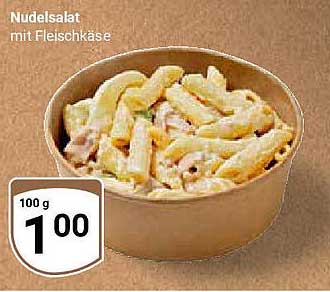 Nudelsalat mit Fleischkäse