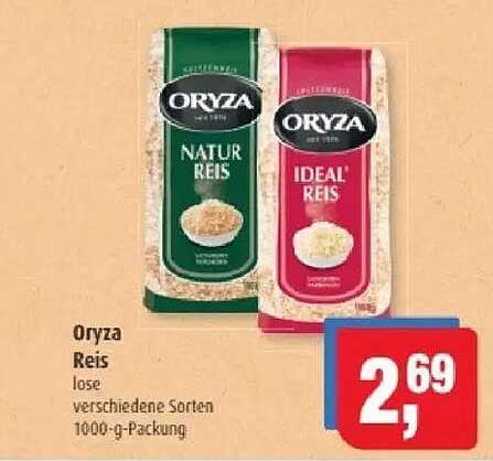Oryza Reis - lose verschiedene Sorten 1000-g-Packung