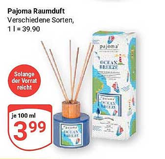 Pajoma Raumduft Verschiedene Sorten