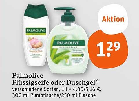 Palmolive Flüssigseife oder Duschgel