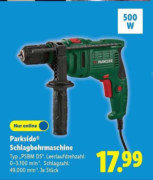 Parkside® Schlagbohrmaschine PSBM D5