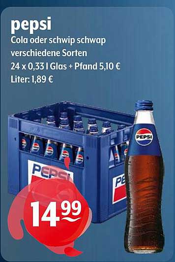 Pepsi 24 x 0,33 l Gläser – Erfrischender Genuss zum besten Preis