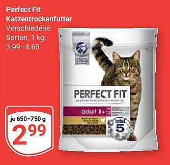 Perfect Fit Katzentrockenfutter - Verschiedene Sorten, 1 kg