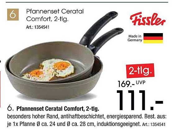 Pfannenset Ceratal Comfort, 2-tlg.