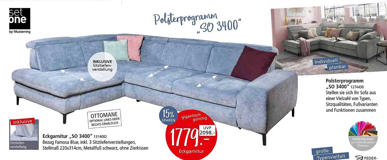 Polsterprogramm "SO 3400"