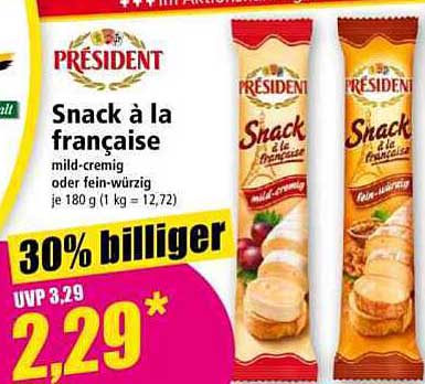 Président Snack à la française - mild-cremig oder fein-würzig