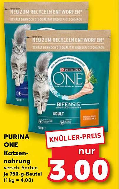 PURINA ONE Katzennahrung - Knüller-Preis!