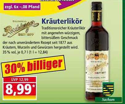 Radlberger Kräuterlikör 0,7 l