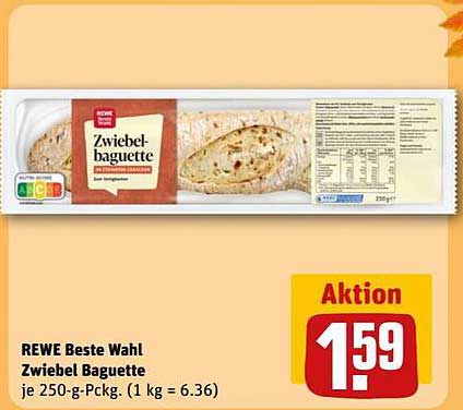 REWE Beste Wahl Zwiebel Baguette