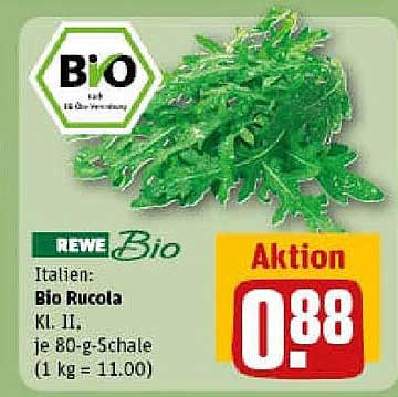 REWE Bio Rucola 80 g