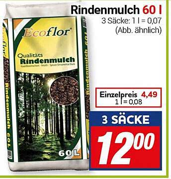 Rindenmulch 60 L - Ecoflor