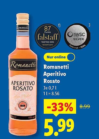 Romanetti Aperitivo Rosato 0,7l