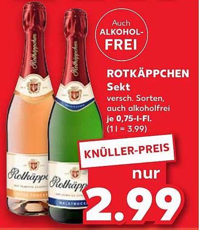 ROTKÄPPCHEN Sekt - Verschiedene Sorten, auch alkoholfrei