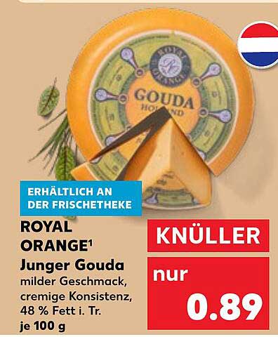 Royal Orange Junge Gouda