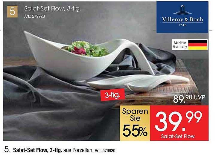 Salat-Set Flow, 3-tlg.