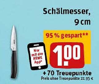 Schälmesser, 9 cm