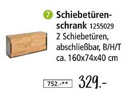 Schiebetürenschrank 1255029 - 2 Schiebetüren, abschließbar