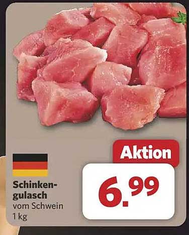 Schinken-Gulasch vom Schwein 1 kg