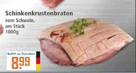 Schinkenkrustenbraten vom Schwein, am Stück 1000g